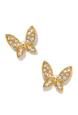 Enchanting Butterfly Post in Gold