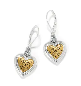 Mosaic Heart Tw Tone Leverback