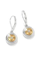 Mosaic Round Mini Leverback Earring