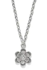 Metal Petal Pendant Necklace