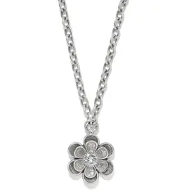 Metal Petal Pendant Necklace