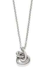 Interlok Curve Heart Necklace