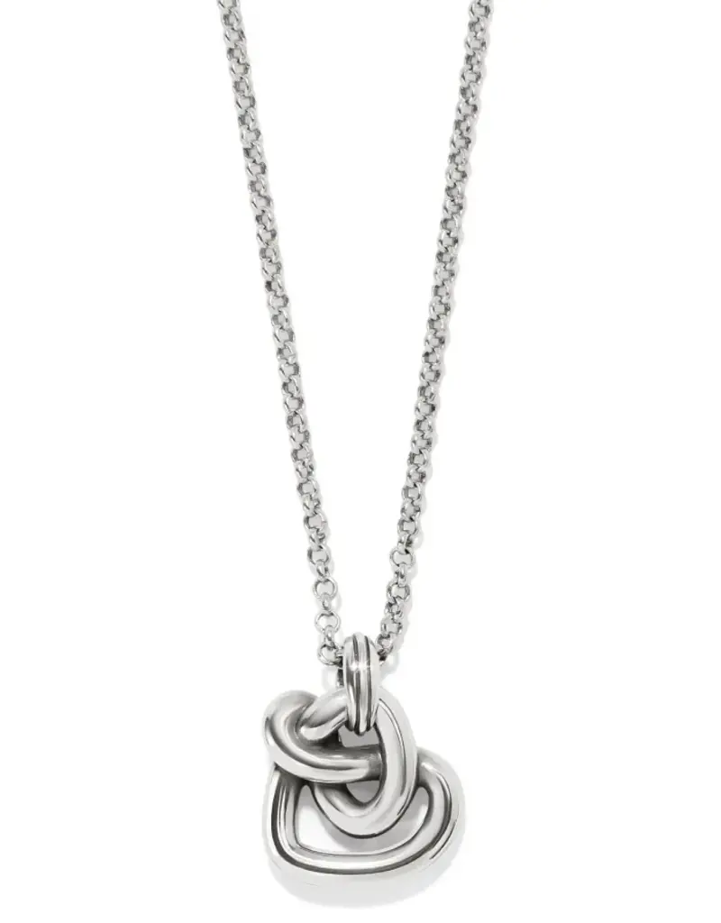 Interlok Curve Heart Necklace