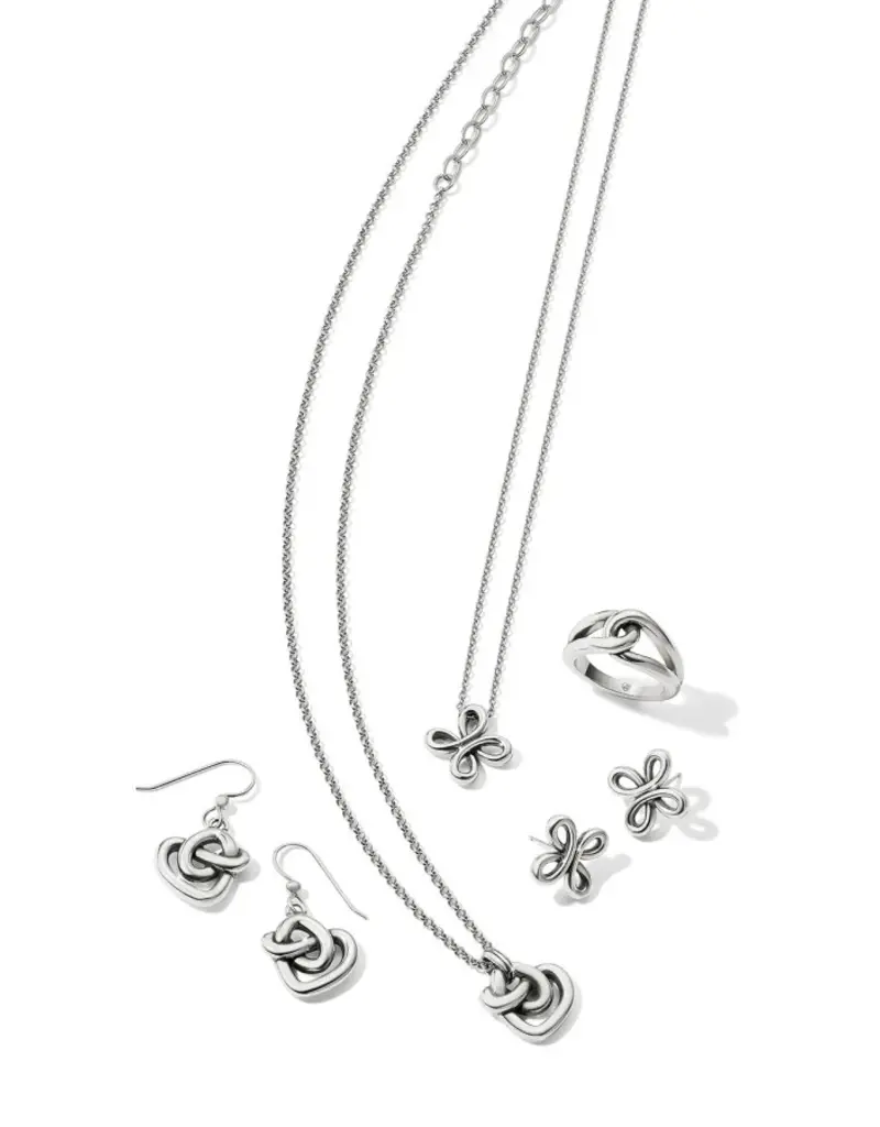 Interlok Curve Heart Necklace