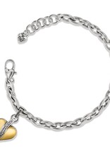 Precious Heart Two Tone Bracelet