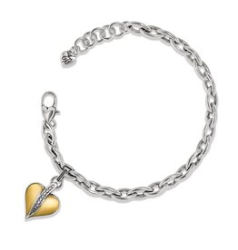 Precious Heart Two Tone Bracelet