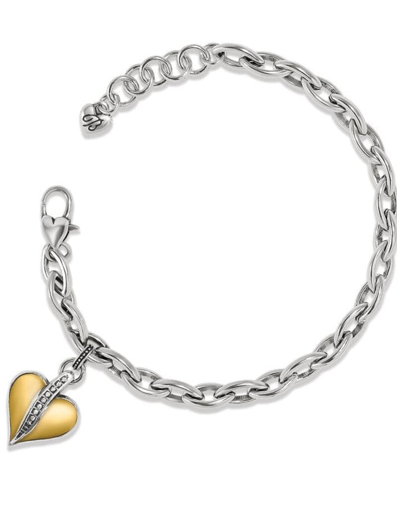 Precious Heart Two Tone Bracelet