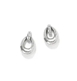 Meridian Geo Oval Mini Post Earring