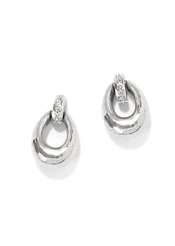 Meridian Geo Oval Mini Post Earring