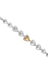 Cascade Heart Bracelet
