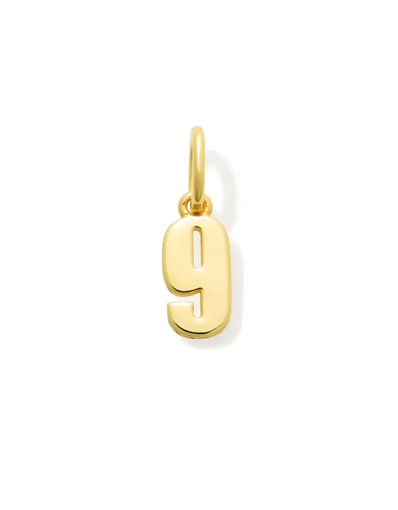 KENDRA SCOTT Metal Number Charm