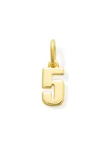 KENDRA SCOTT Metal Number Charm