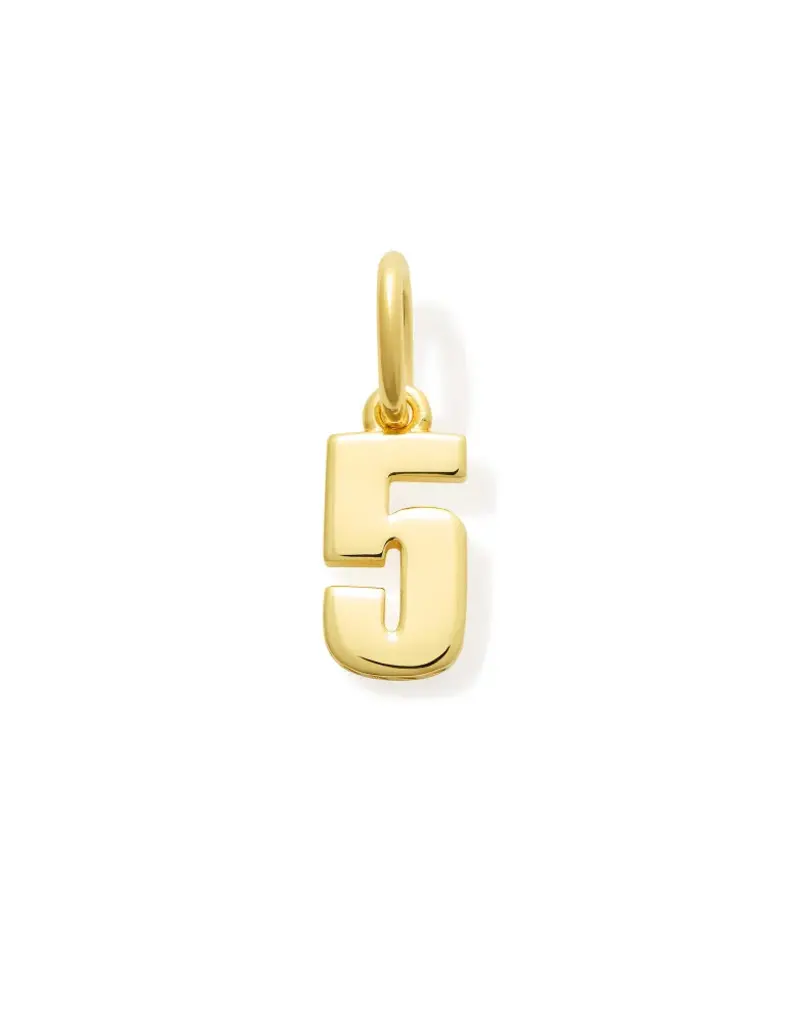 KENDRA SCOTT Metal Number Charm