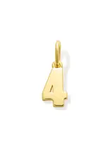 KENDRA SCOTT Metal Number Charm