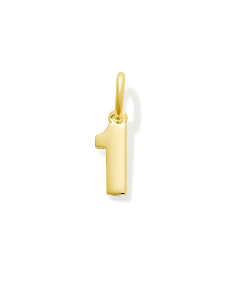 KENDRA SCOTT Metal Number Charm