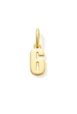 KENDRA SCOTT Metal Number Charm