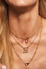 KENDRA SCOTT Large Paperclip Chain Necklace