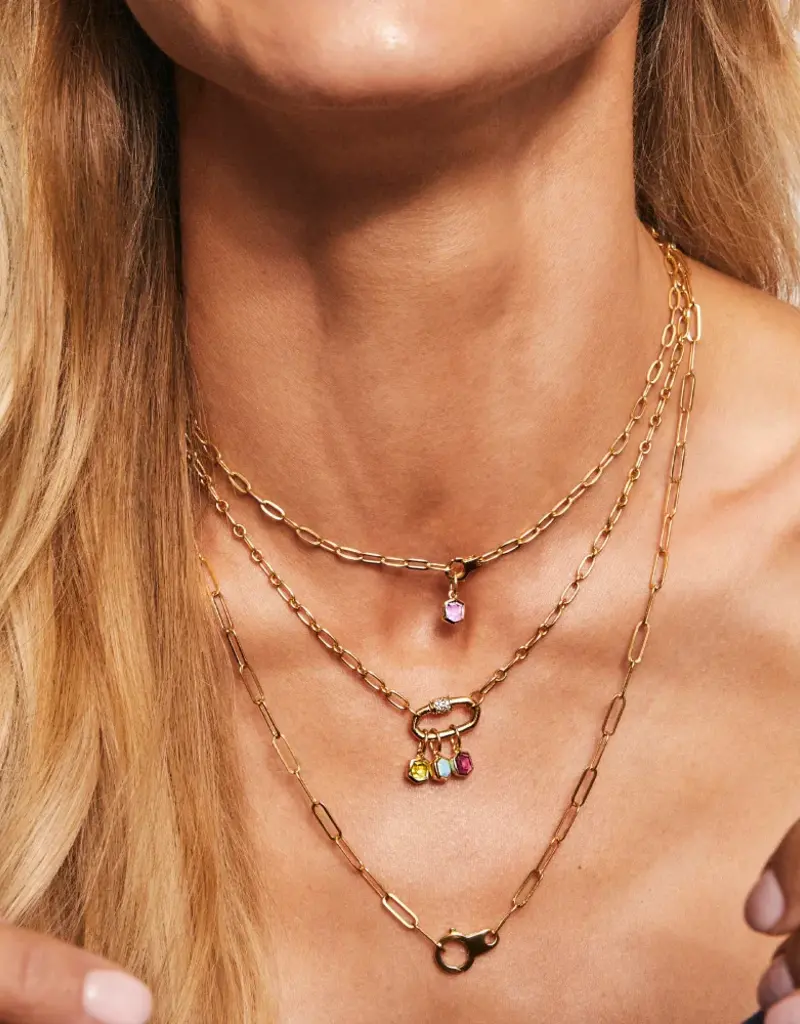 KENDRA SCOTT Large Paperclip Chain Necklace