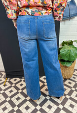 J.HOFFMAN'S Dio High Rise Wide Leg Jean-Med Wash