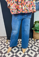 J.HOFFMAN'S Dio High Rise Wide Leg Jean-Med Wash