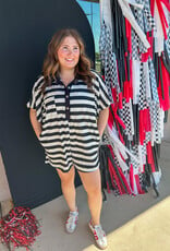 J.HOFFMAN'S Airflow Oversize Romper - Stripe