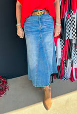 J.HOFFMAN'S Casablanca A-line Denim Skirt