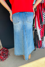 J.HOFFMAN'S Casablanca A-line Denim Skirt