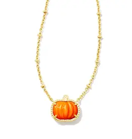 KENDRA SCOTT Pumpkin Short Pendant Necklace