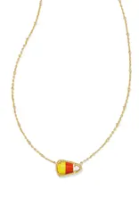 KENDRA SCOTT Candy Corn Short Pendant Necklace