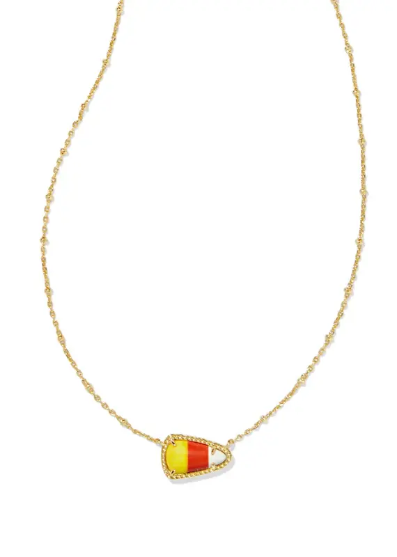 KENDRA SCOTT Candy Corn Short Pendant Necklace