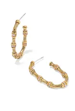 KENDRA SCOTT Maura Bamboo Hoop Earring