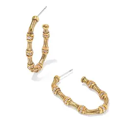 KENDRA SCOTT Maura Bamboo Hoop Earring