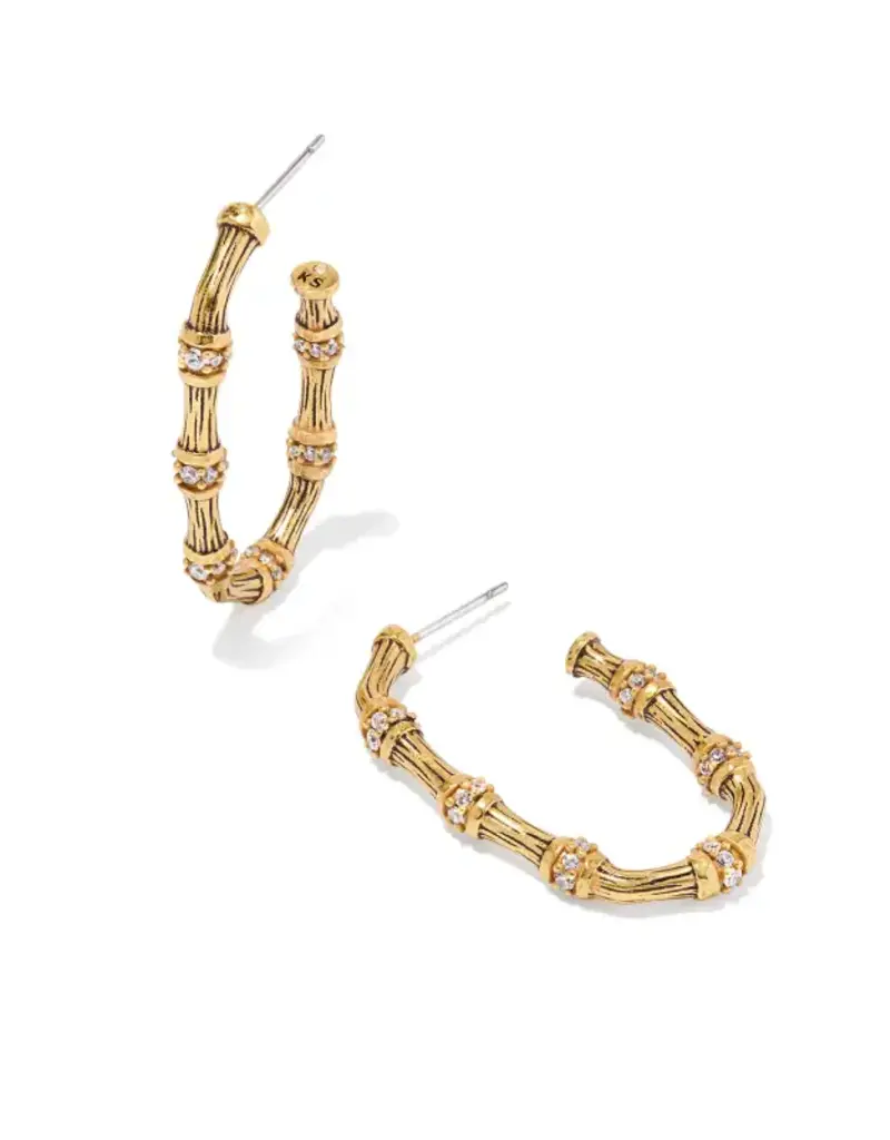 KENDRA SCOTT Maura Bamboo Hoop Earring