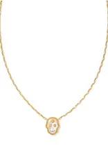 KENDRA SCOTT Skeleton Short Pendant Necklace