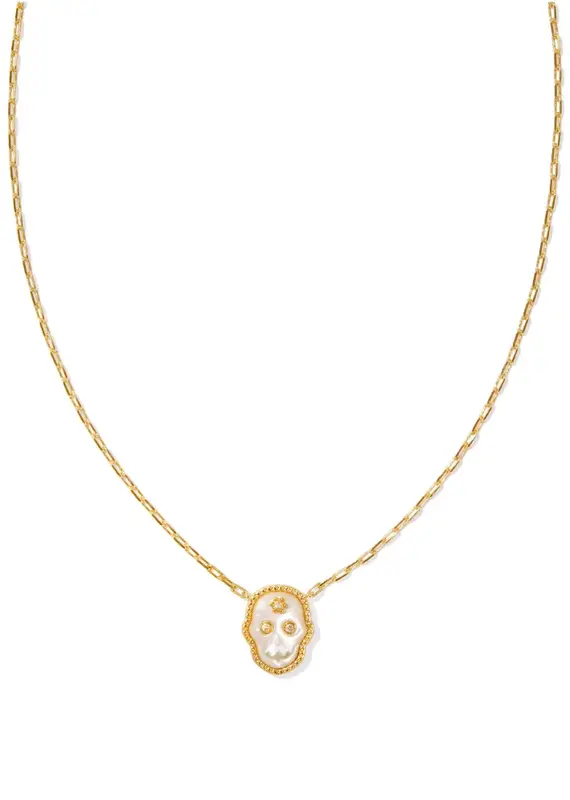 KENDRA SCOTT Skeleton Short Pendant Necklace