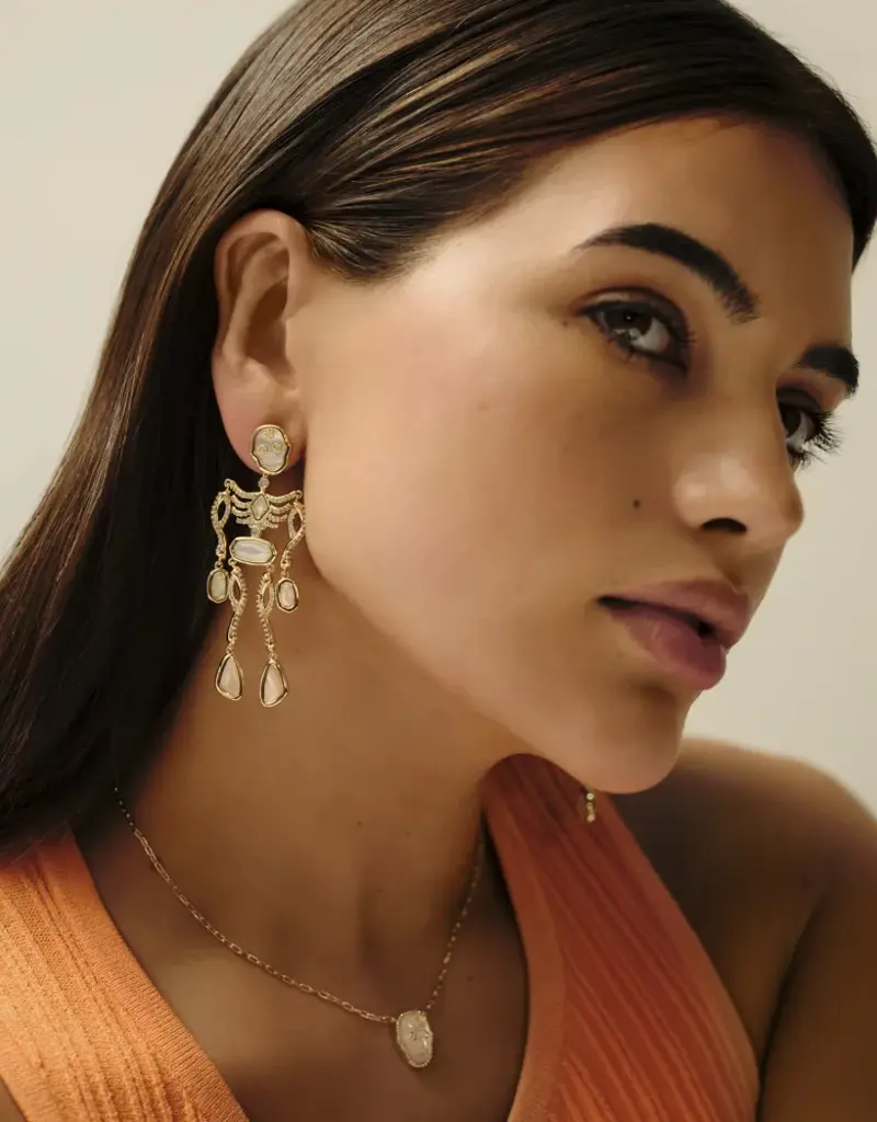 KENDRA SCOTT Skeleton  Statement Earring