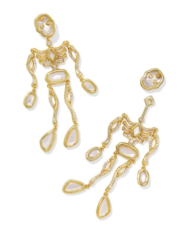 KENDRA SCOTT Skeleton  Statement Earring