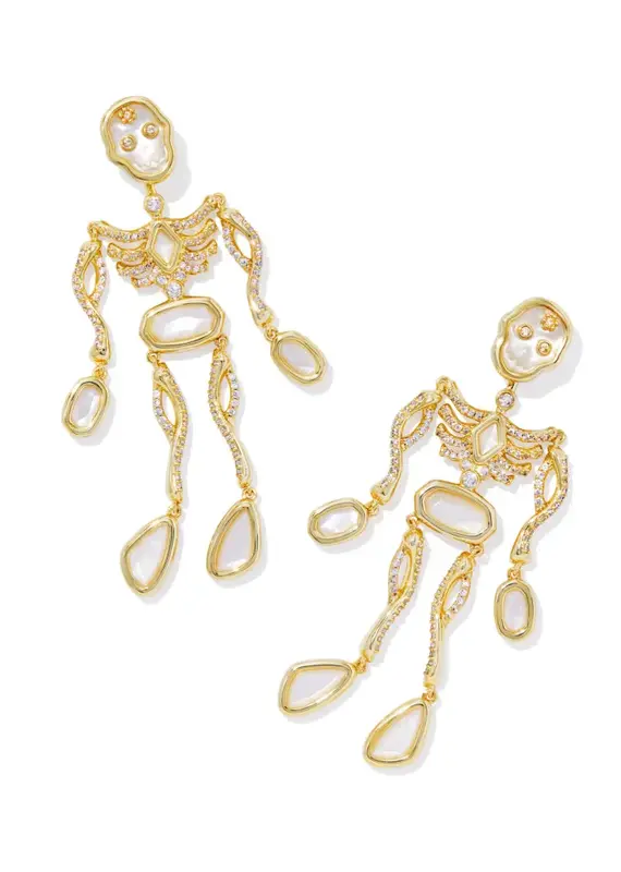 KENDRA SCOTT Skeleton  Statement Earring