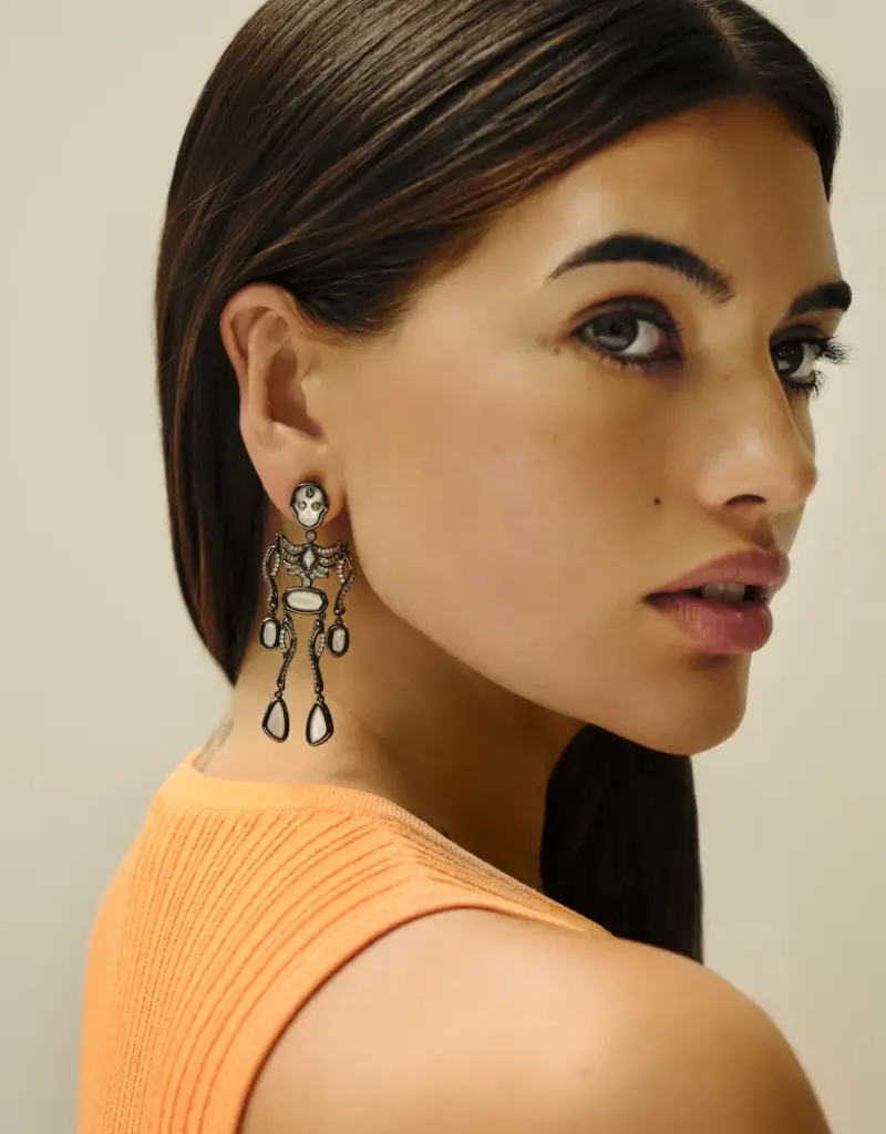 KENDRA SCOTT Skeleton  Statement Earring