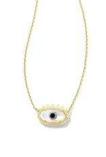 KENDRA SCOTT Elisa Evil Eye Short Ncklace