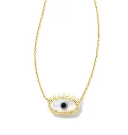 KENDRA SCOTT Elisa Evil Eye Short Ncklace