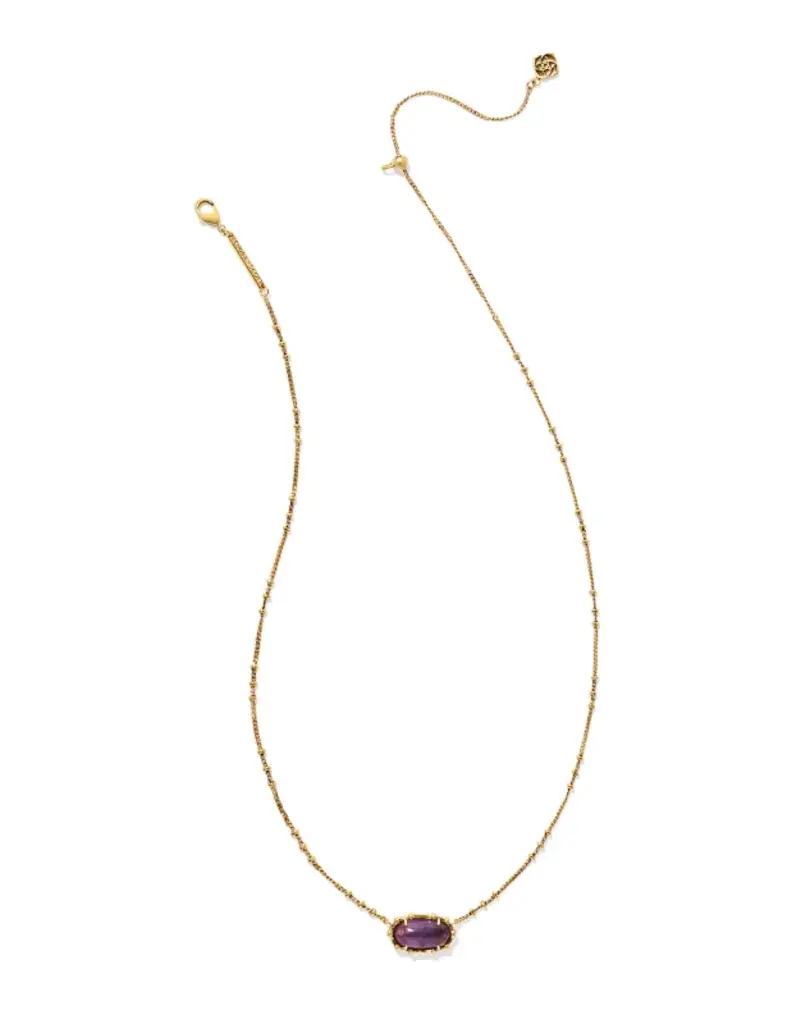 KENDRA SCOTT Elisa Bamboo Frame Pendant Necklace