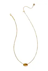 KENDRA SCOTT Elisa Bamboo Frame Pendant Necklace