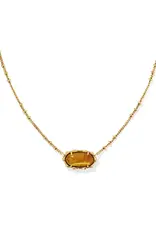 KENDRA SCOTT Elisa Bamboo Frame Pendant Necklace