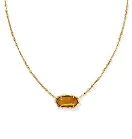 KENDRA SCOTT Elisa Bamboo Frame Pendant Necklace