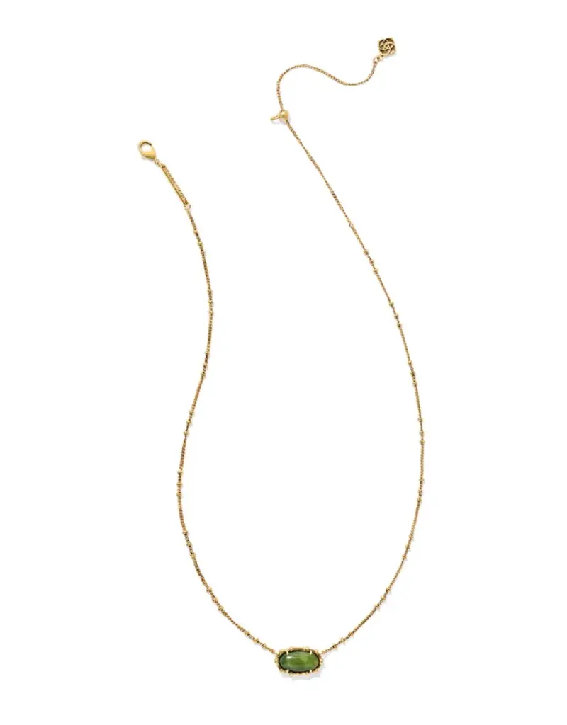 KENDRA SCOTT Elisa Bamboo Frame Pendant Necklace