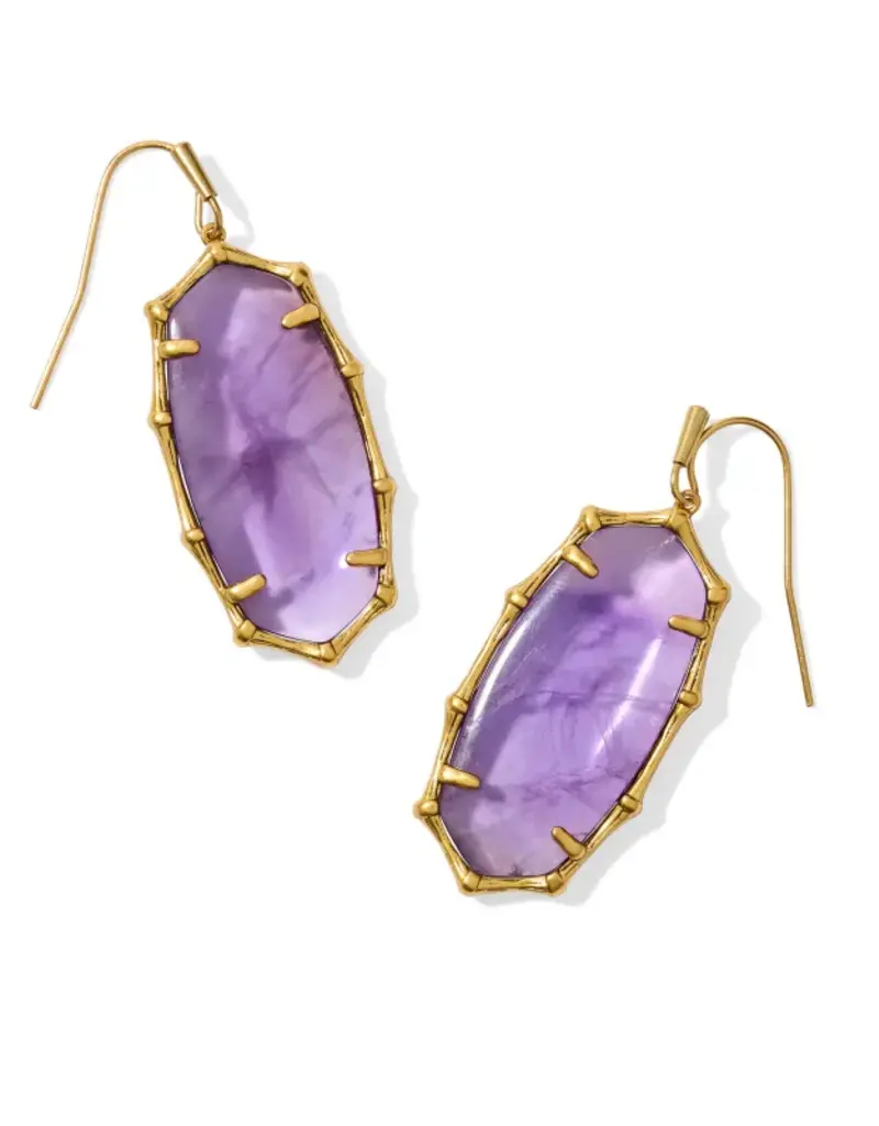 KENDRA SCOTT Elle Bamboo Frame Drop Earring