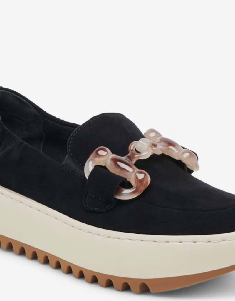 J.HOFFMAN'S Andres Platform Loafer - Onyx Suede