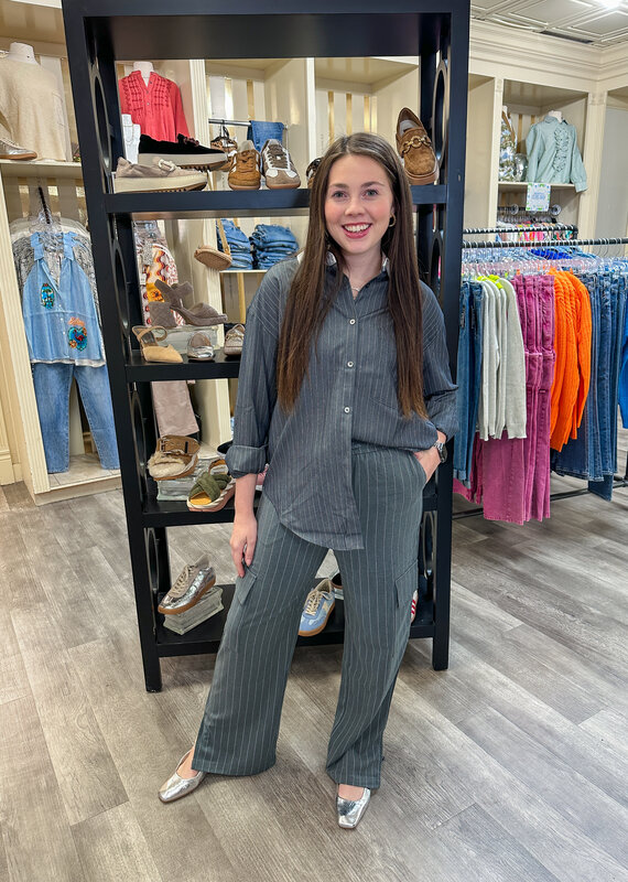 J.HOFFMAN'S Lonicera Cargo Pants - Grey