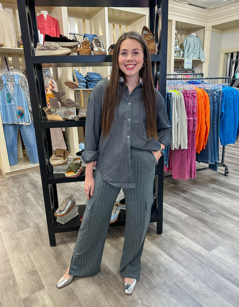 J.HOFFMAN'S Lonicera Cargo Pants - Grey